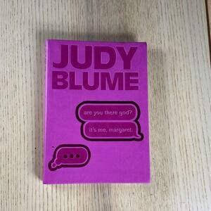 Judy Blume Are You There God It's Me Margaret Purple Faux Leather Hardcover Book